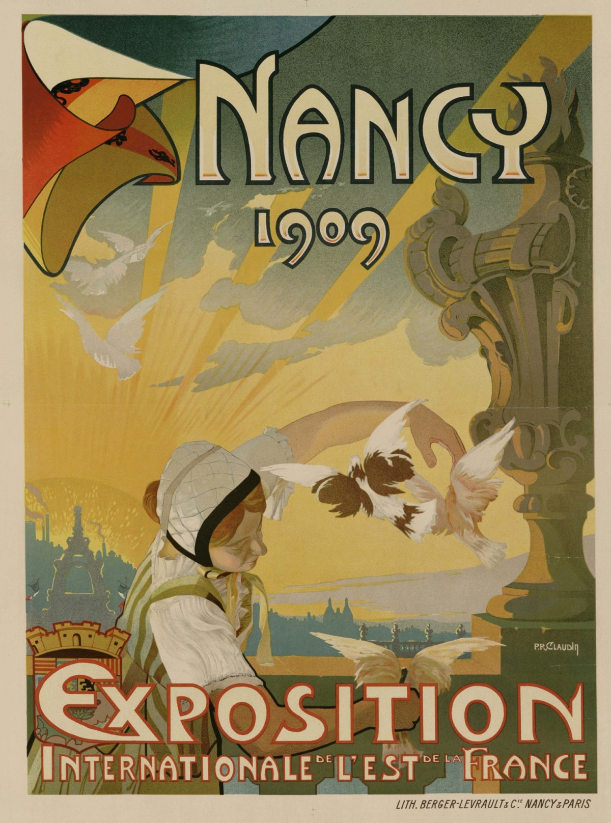 affiche exposition internationale de Nancy 1909