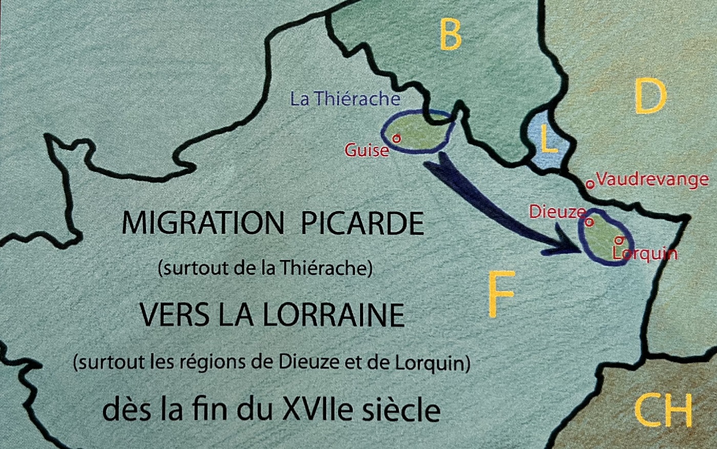 migration des Picards