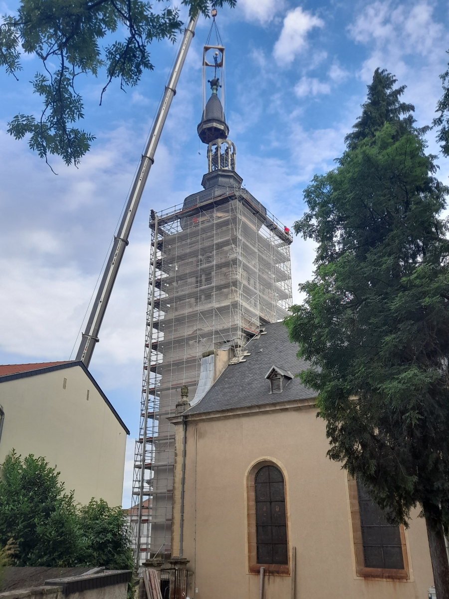 campanile église Boulay-Moselle